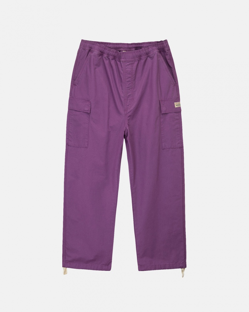 Stussy Ripstop Cargo Beach Pant Hose Damen Lila Österreich | DZD-4500