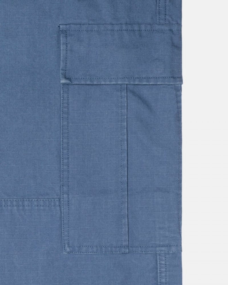 Stussy Ripstop Surplus Cargo Hose Damen Blau Österreich | OIO-0718