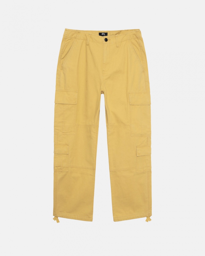 Stussy Ripstop Surplus Cargo Hose Damen Gelb Österreich | GTM-6417