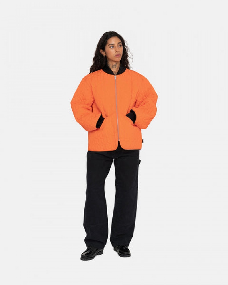 Stussy S Gesteppt Liner Jacket Jacken Herren Orange Österreich | ONF-3441