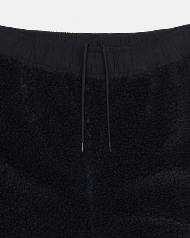 Stussy Sherpa Kurzes Kurze Hose Damen Schwarz Österreich | AQR-1550