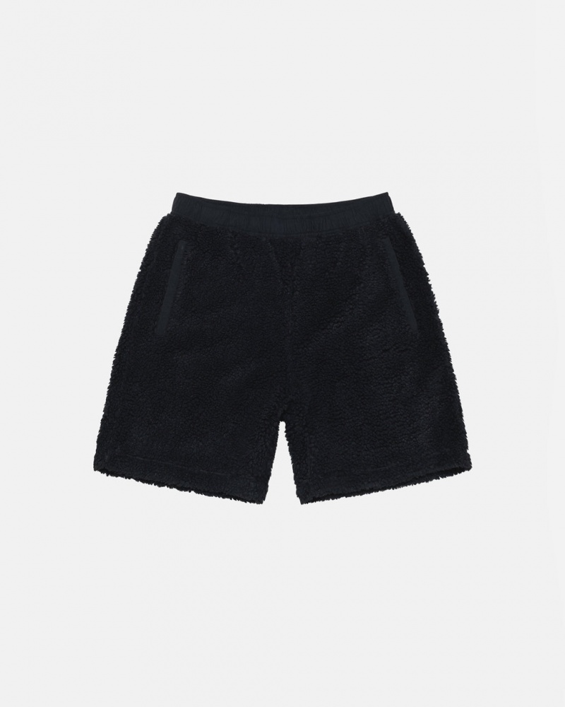 Stussy Sherpa Kurzes Kurze Hose Damen Schwarz Österreich | AQR-1550