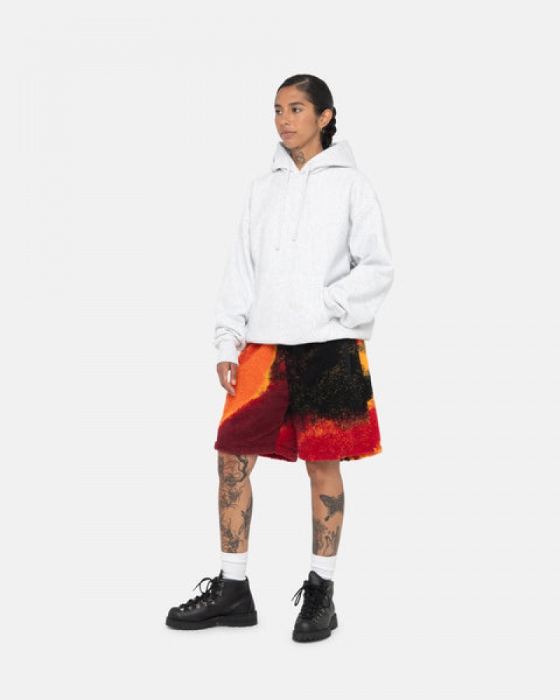 Stussy Sherpa Kurzes Kurze Hose Damen Schwarz Rot Österreich | TYA-7731