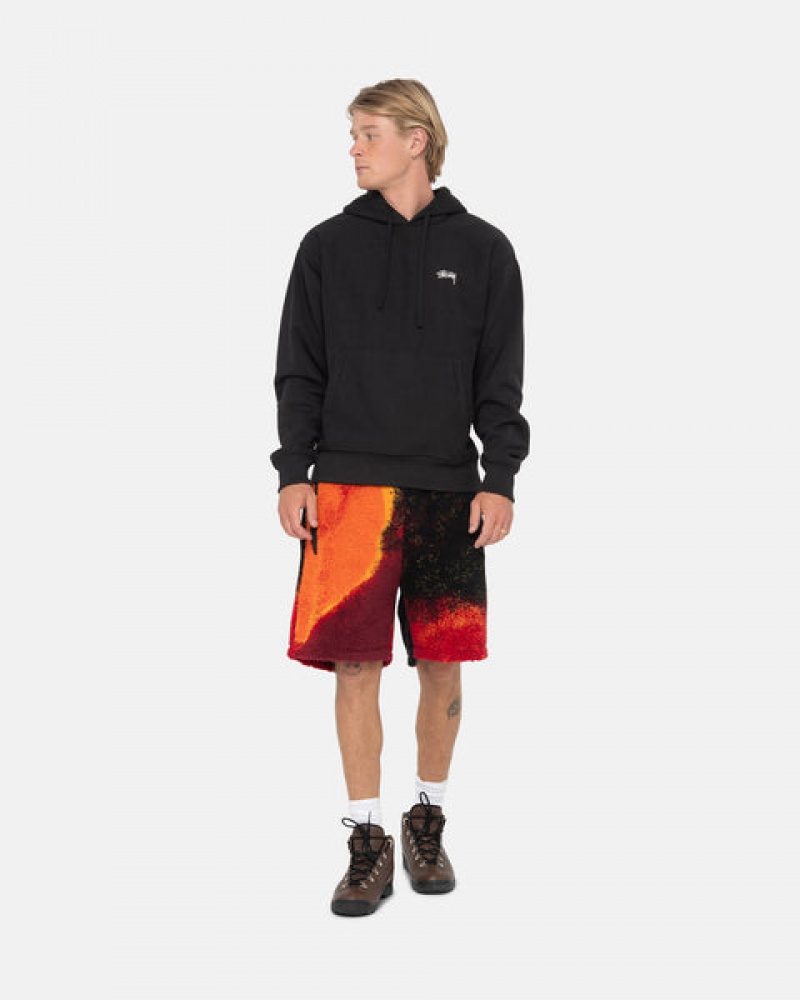 Stussy Sherpa Kurzes Kurze Hose Damen Schwarz Rot Österreich | TYA-7731