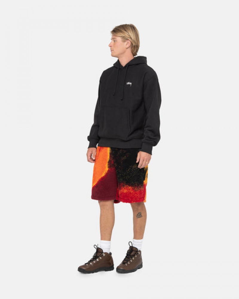 Stussy Sherpa Kurzes Kurze Hose Damen Schwarz Rot Österreich | TYA-7731