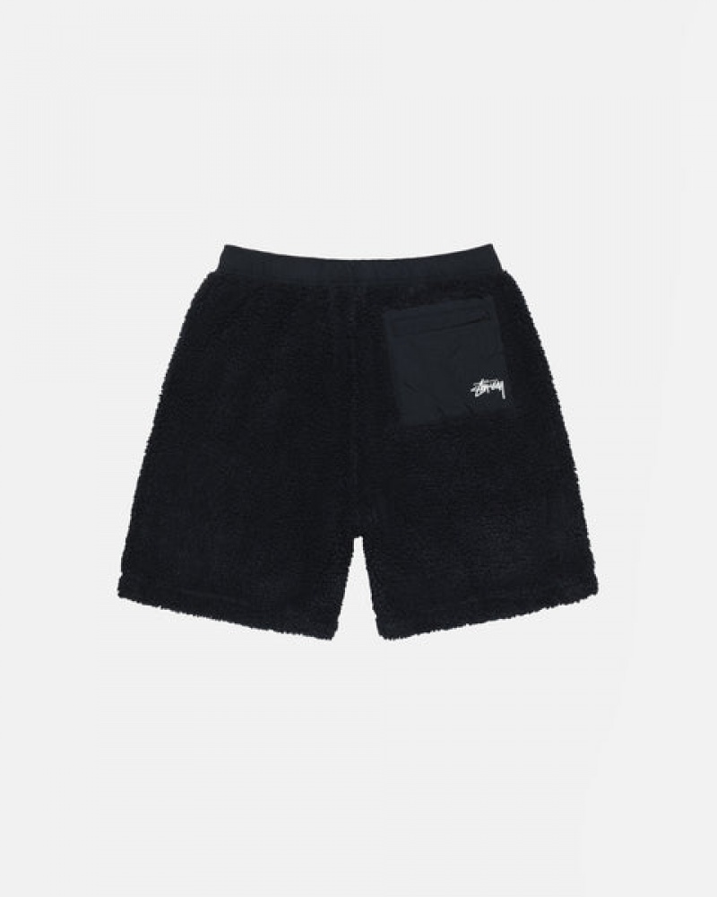 Stussy Sherpa Kurzes Kurze Hose Herren Schwarz Österreich | VKP-7351