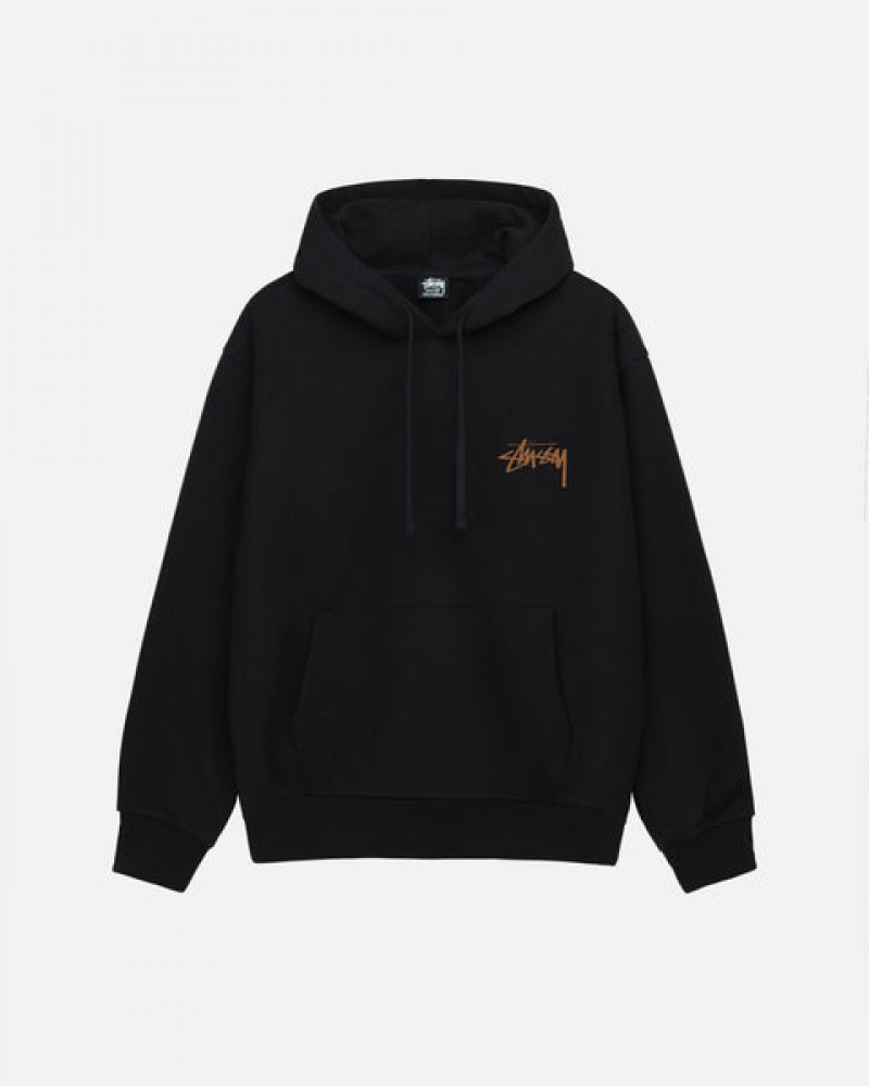 Stussy Skate Tough Hoodie Hoodie Damen Schwarz Österreich | JRK-5817