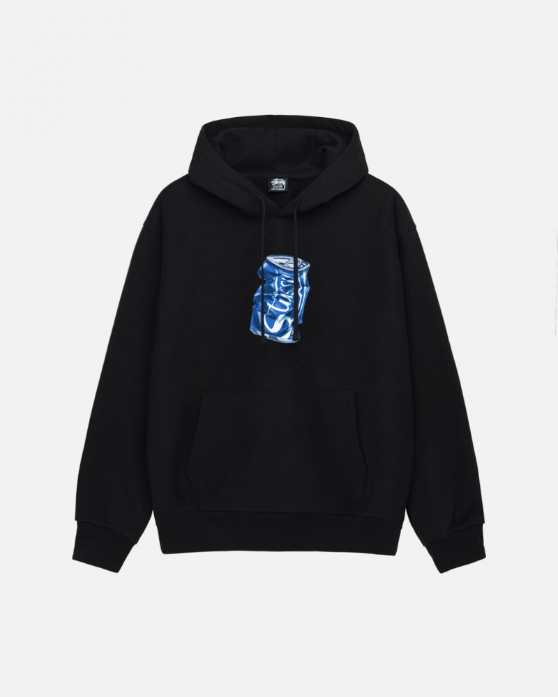 Stussy Soda Can Hoodie Hoodie Damen Schwarz Österreich | KKQ-5871