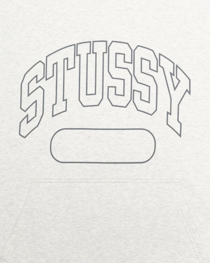 Stussy Ss Boxy Cropped Hoodie Hoodie Damen Grau Österreich | UUW-3812