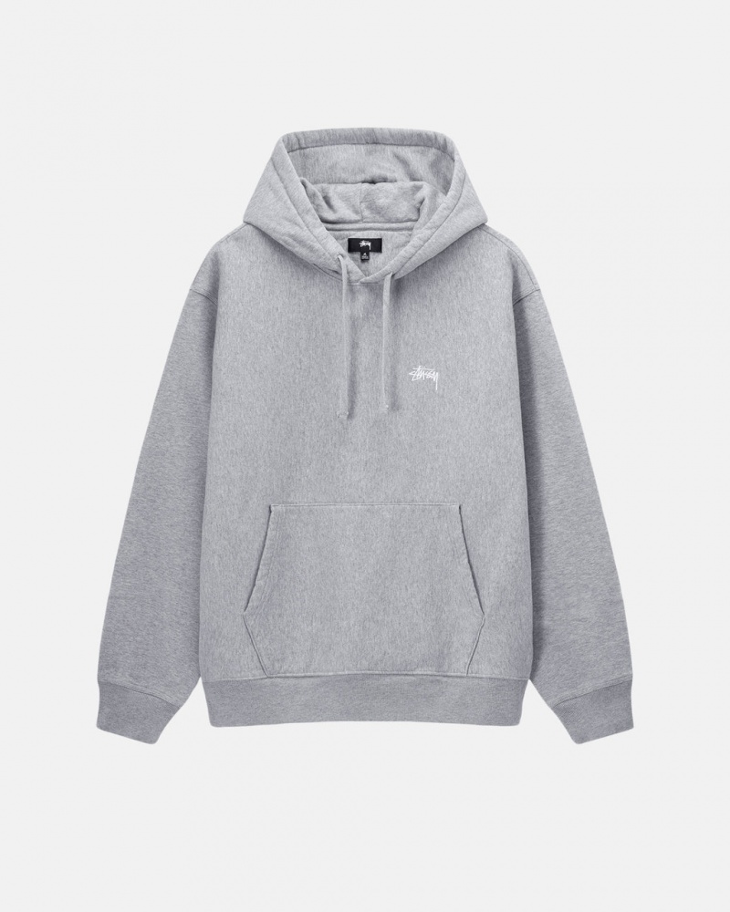 Stussy Stock Logo Hoodie Hoodie Damen Grau Österreich | EAA-6189