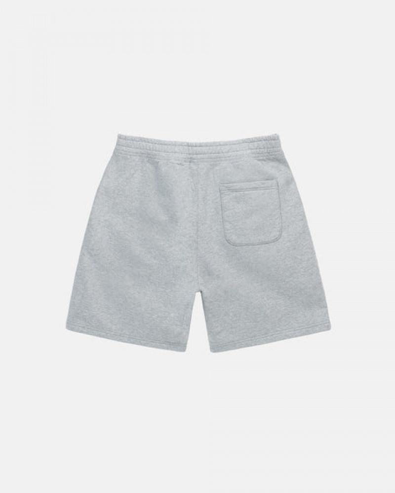 Stussy Stock Logo Sweat Kurzes Sweatshorts Herren Grau Österreich | SDN-4729