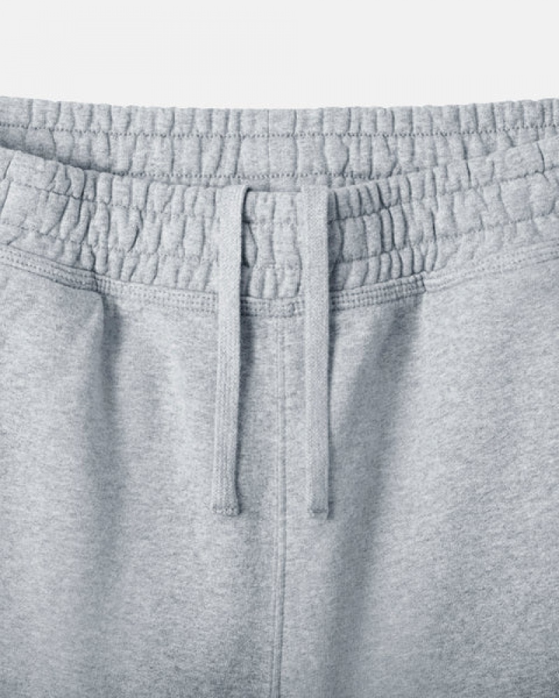 Stussy Stock Logo Sweat Kurzes Sweatshorts Herren Grau Österreich | SDN-4729