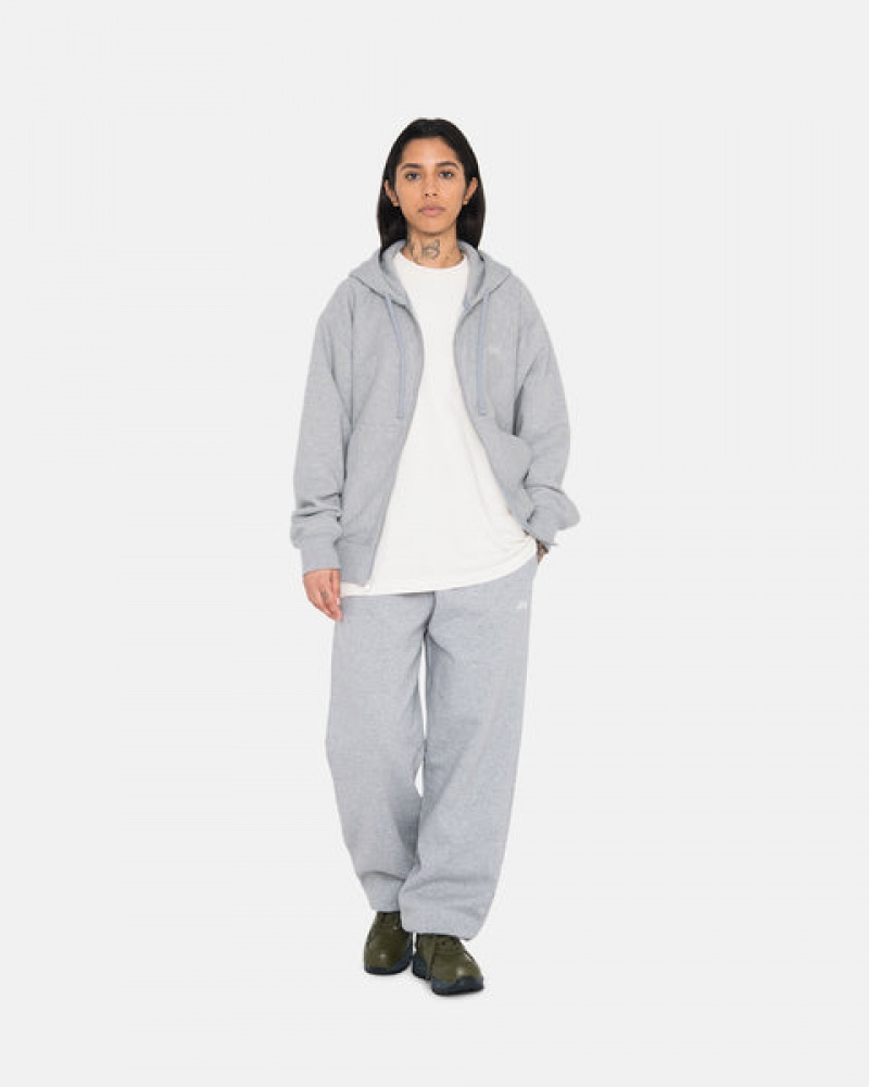 Stussy Stock Logo Sweatpant Sweathose Damen Grau Österreich | MBY-9193