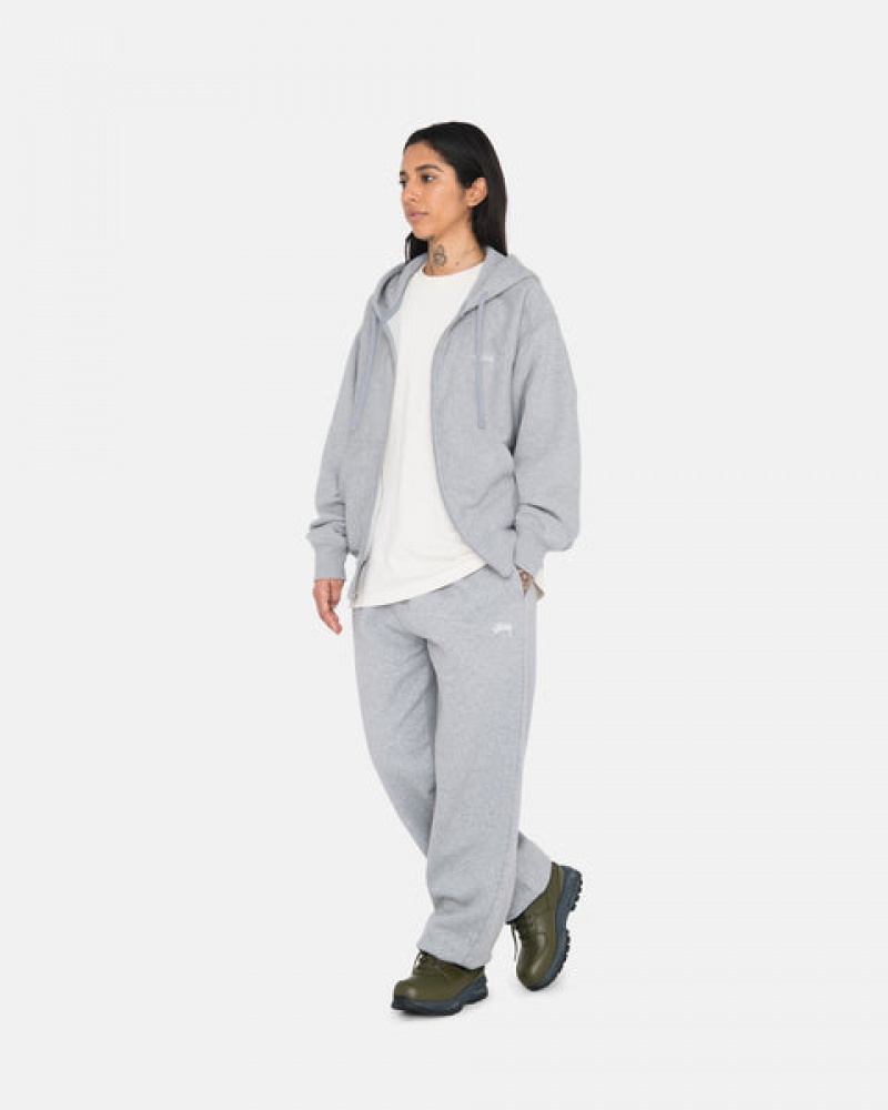 Stussy Stock Logo Sweatpant Sweathose Damen Grau Österreich | MBY-9193