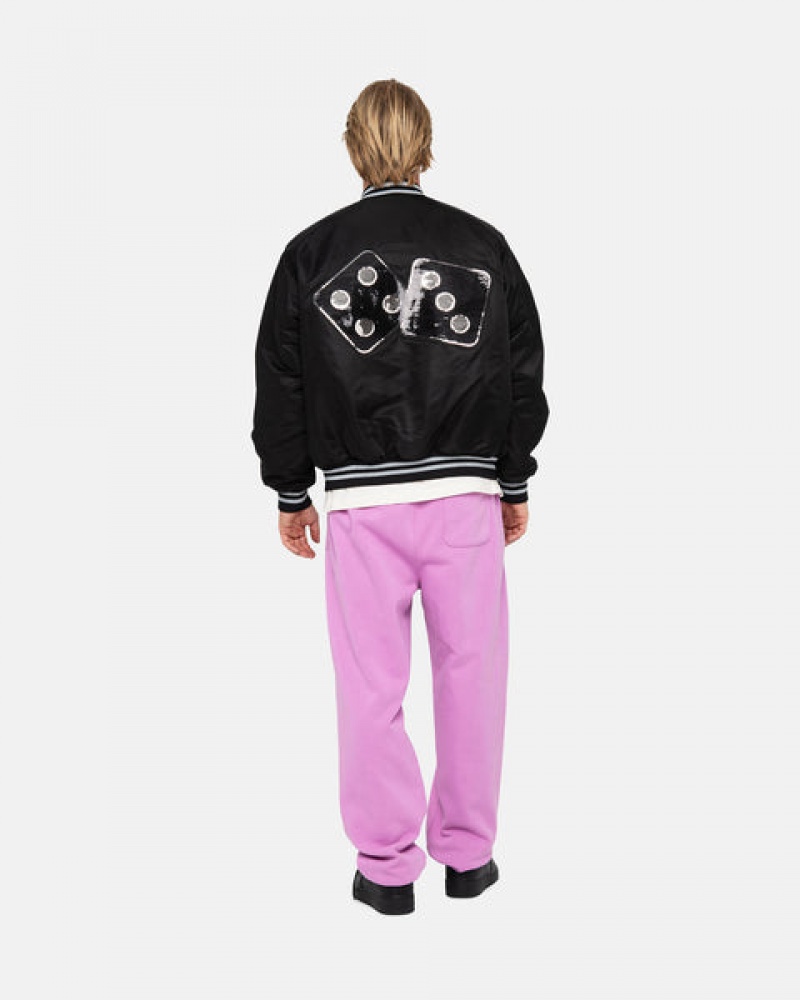 Stussy Stock Logo Sweatpant Sweathose Damen Lila Österreich | TXU-4706