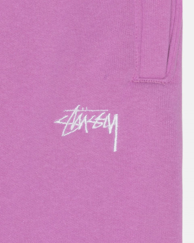 Stussy Stock Logo Sweatpant Sweathose Damen Lila Österreich | TXU-4706