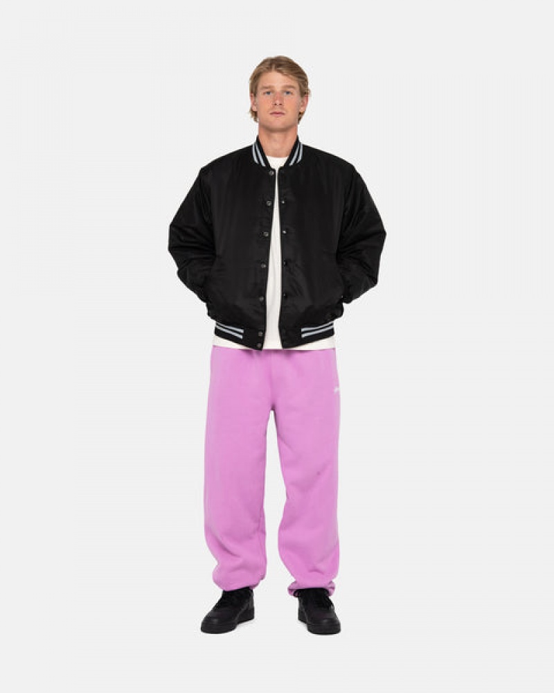 Stussy Stock Logo Sweatpant Sweathose Damen Lila Österreich | TXU-4706