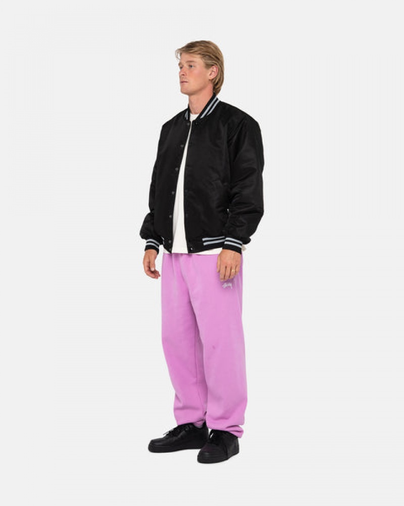 Stussy Stock Logo Sweatpant Sweathose Damen Lila Österreich | TXU-4706