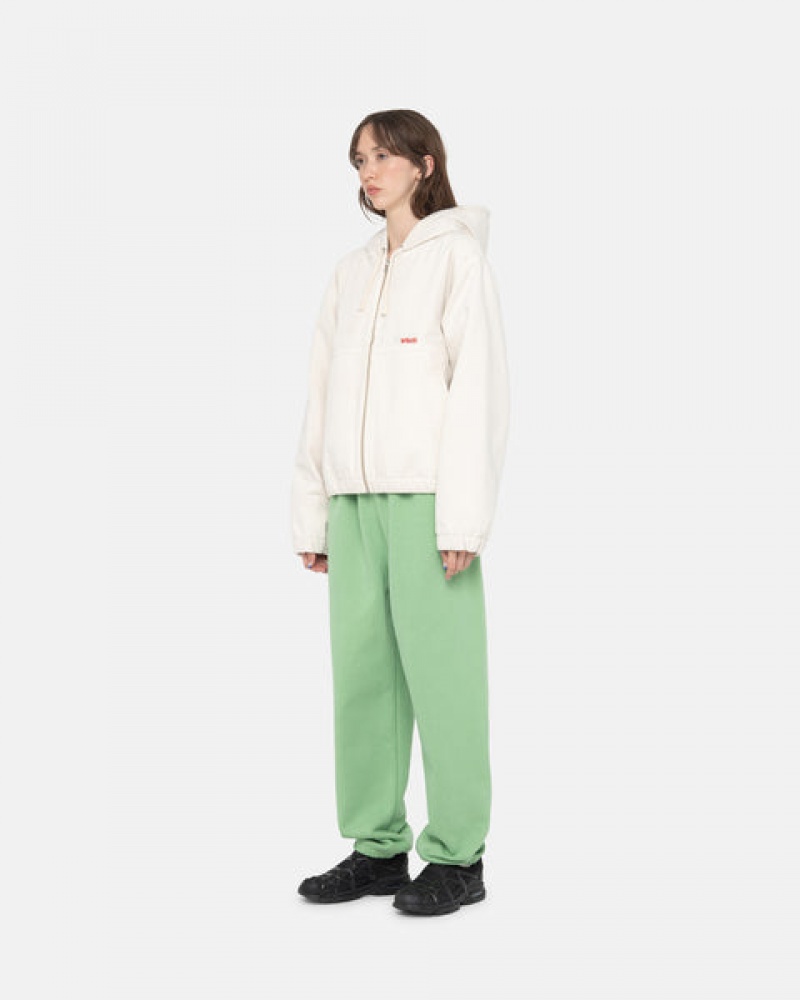 Stussy Stock Logo Sweatpant Sweathose Herren Grün Österreich | BEW-3371