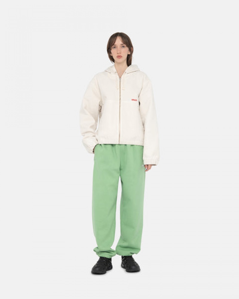 Stussy Stock Logo Sweatpant Sweathose Herren Grün Österreich | BEW-3371