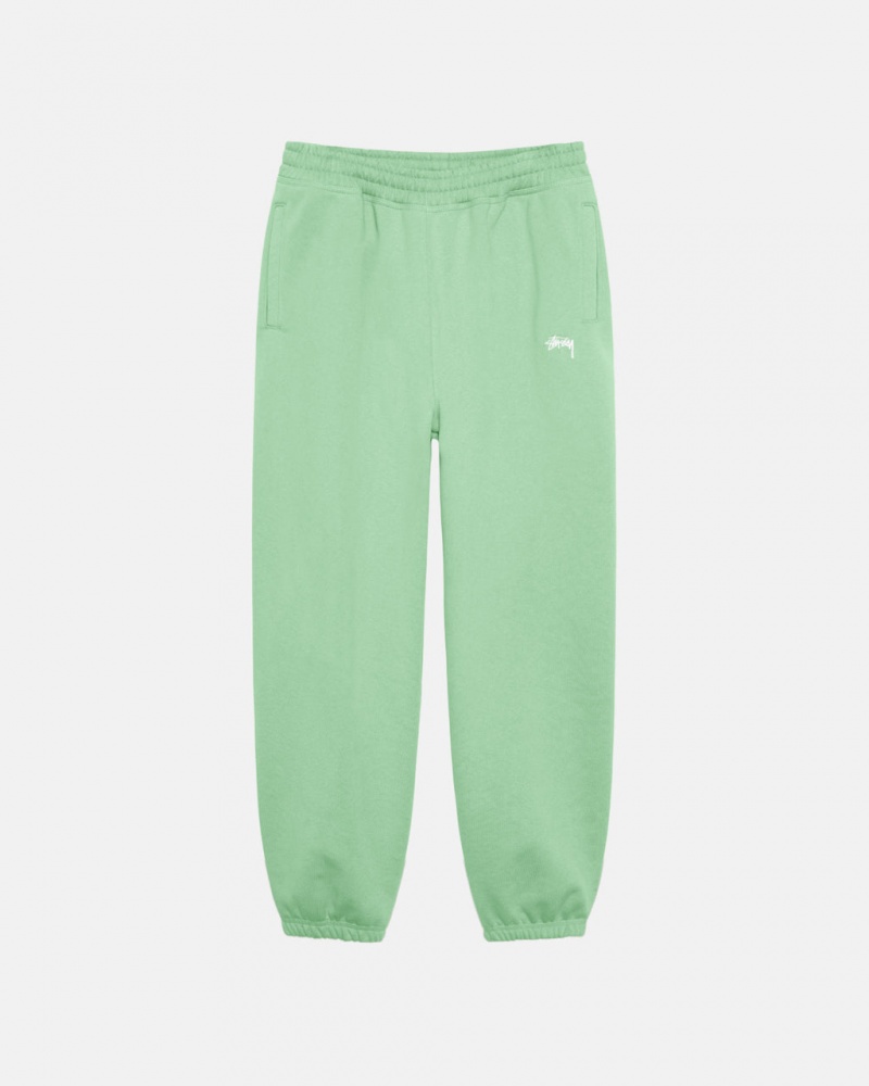 Stussy Stock Logo Sweatpant Sweathose Herren Grün Österreich | BEW-3371