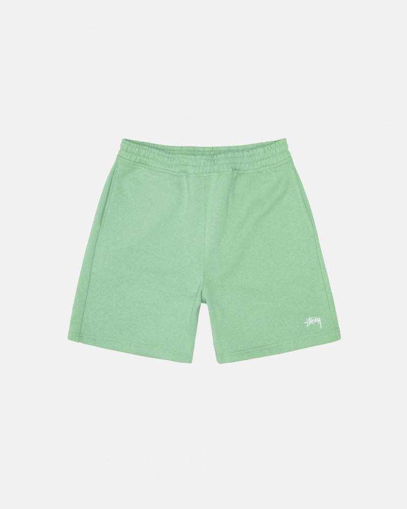 Stussy Stock Logo Sweatshort Kurze Hose Herren Grün Österreich | XUA-8544