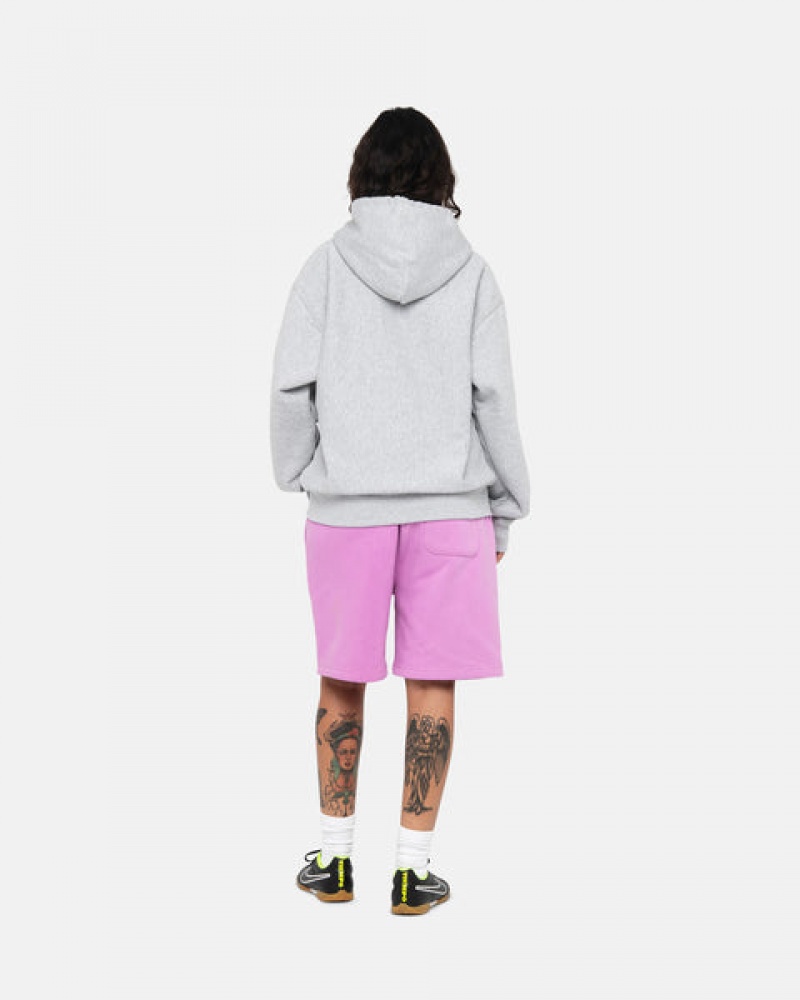 Stussy Stock Logo Sweatshort Kurze Hose Damen Lila Österreich | PRW-4031