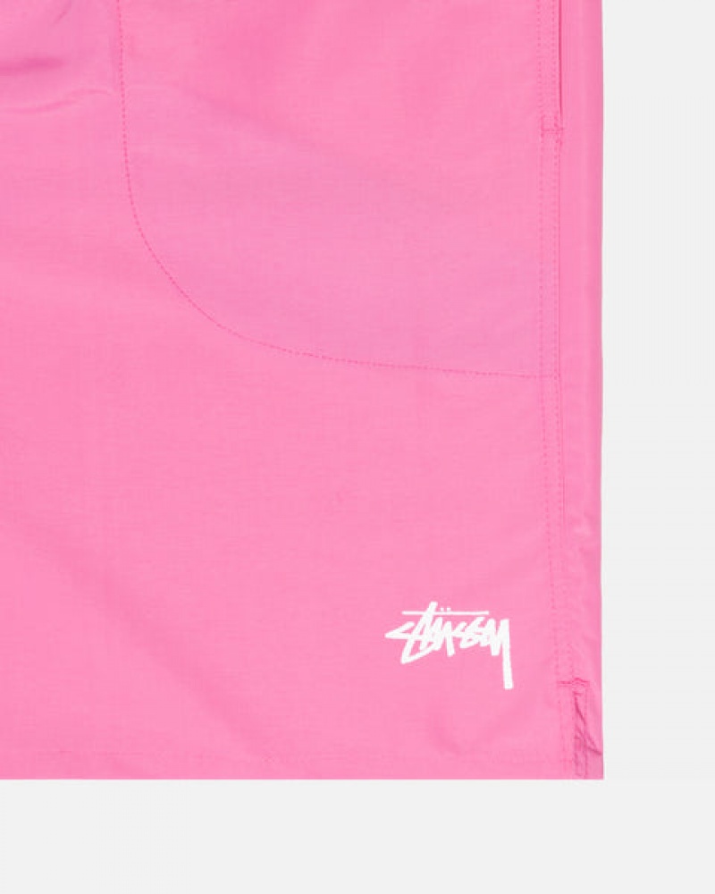 Stussy Stock Wasser Kurzes Bademode Damen Rosa Österreich | PPJ-5072