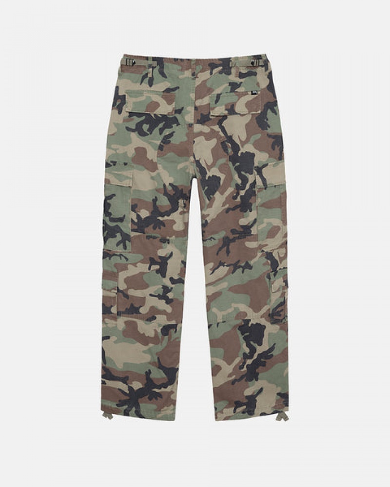 Stussy Surplus Cargo Ripstop Hose Damen Camouflage Österreich | RKB-8322