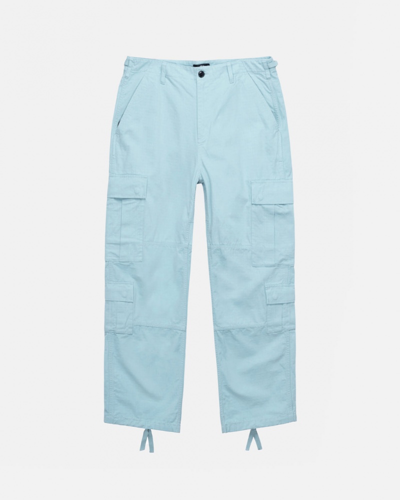 Stussy Surplus Cargo Ripstop Hose Damen Hellblau Österreich | FZV-0689