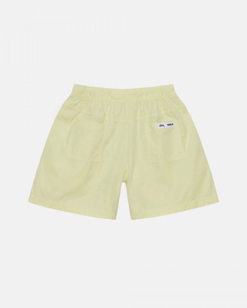 Stussy Tekla Poplin Pyjama Shorts Kurze Hose Herren Hellgrün Österreich | QXM-1190