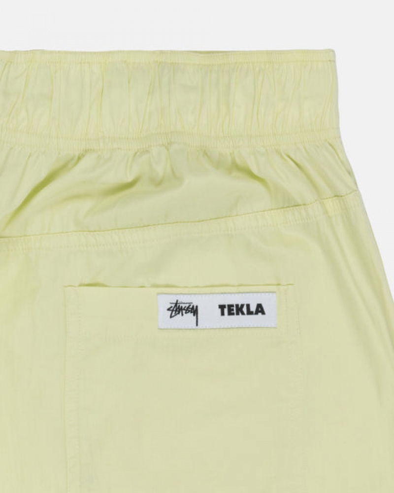 Stussy Tekla Poplin Pyjama Shorts Kurze Hose Herren Hellgrün Österreich | QXM-1190