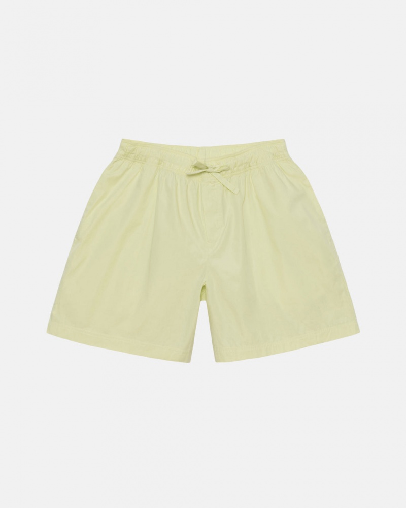 Stussy Tekla Poplin Pyjama Shorts Kurze Hose Herren Hellgrün Österreich | QXM-1190