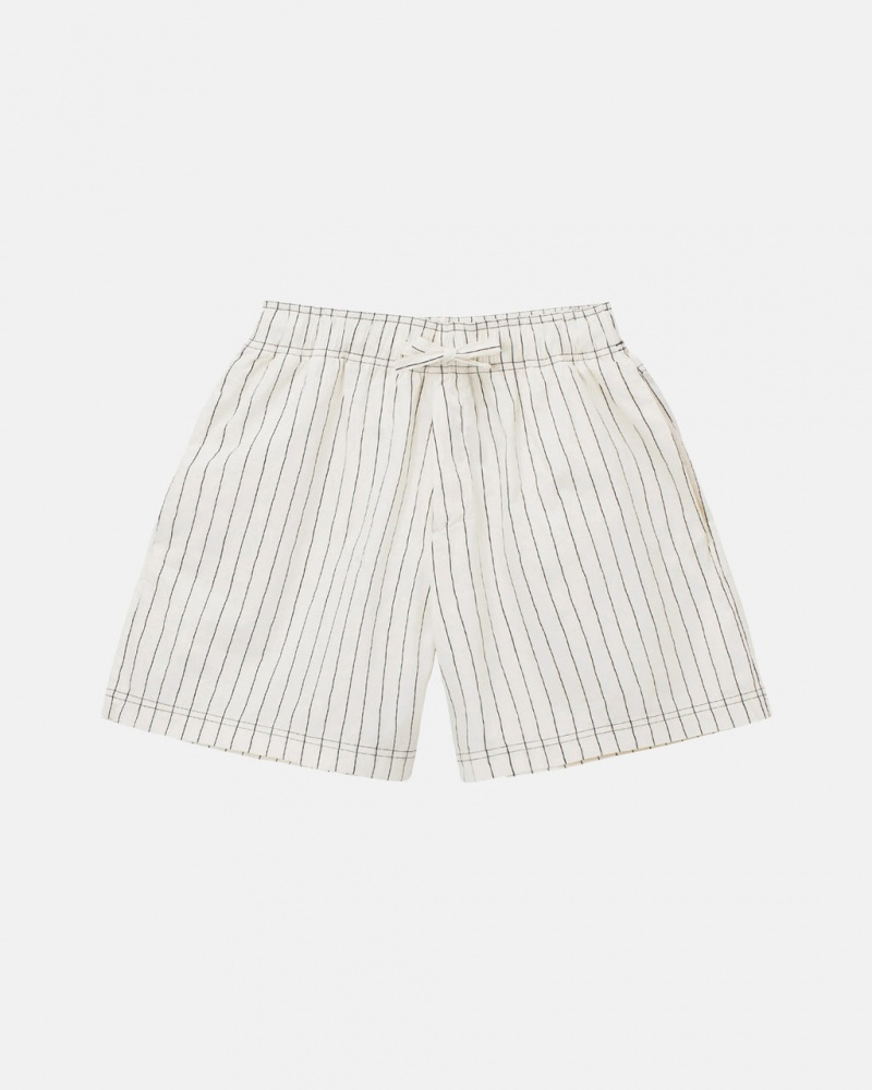 Stussy Tekla Poplin Pyjama Shorts Kurze Hose Herren Beige Österreich | OOZ-5006