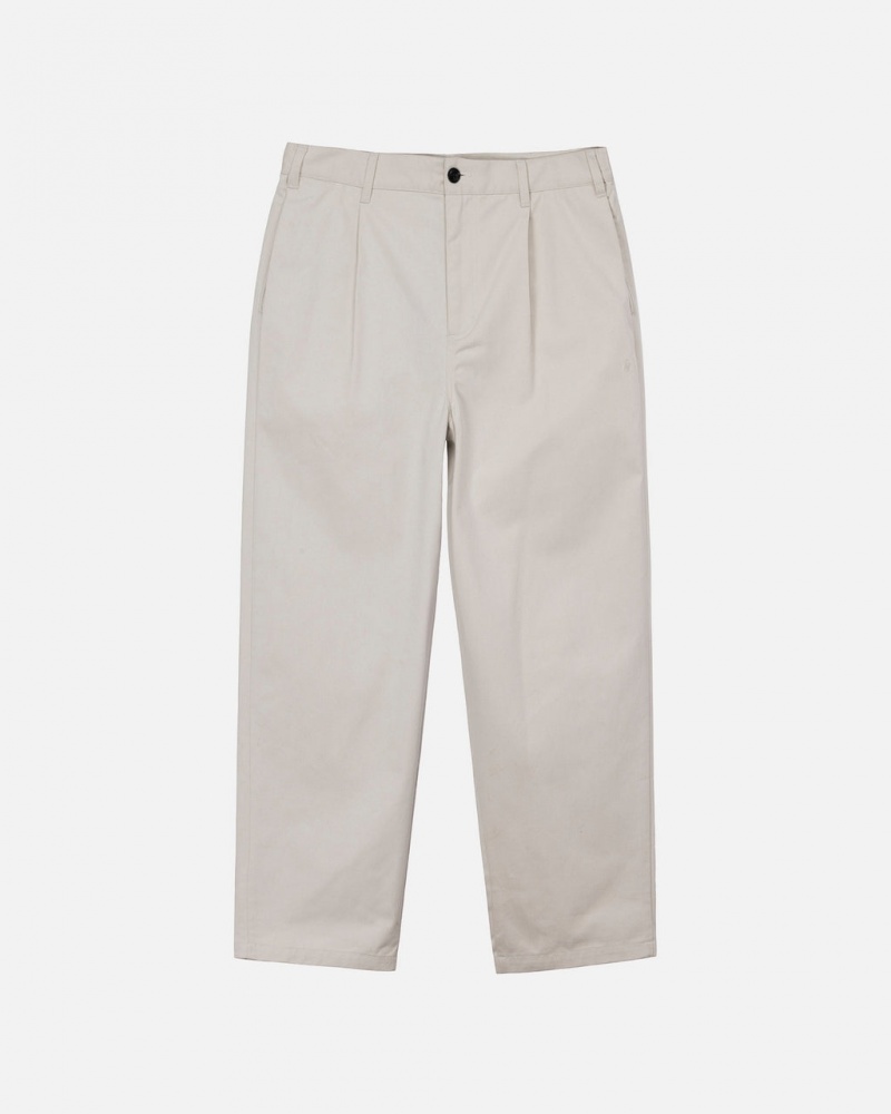 Stussy Twill Volume Falten Trouser Hose Damen Beige Österreich | OYS-8708