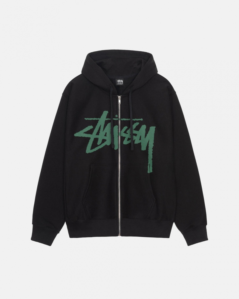 Stussy Venus Zip Hood Sweatshirts Damen Schwarz Österreich | OTX-6219