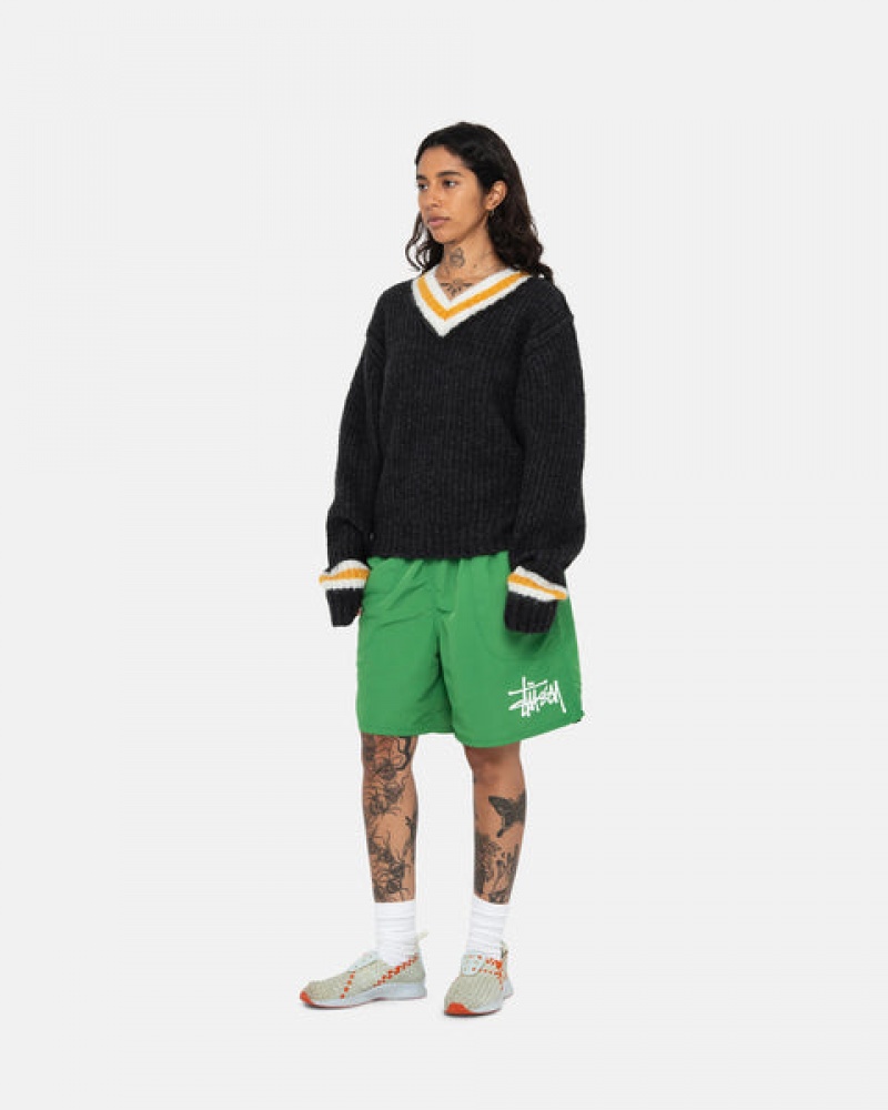 Stussy Wasser Kurzes Big Basic Kurze Hose Herren Grün Österreich | GPN-6778