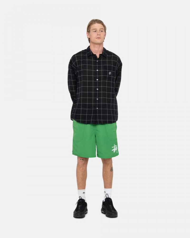 Stussy Wasser Kurzes Big Basic Kurze Hose Herren Grün Österreich | GPN-6778