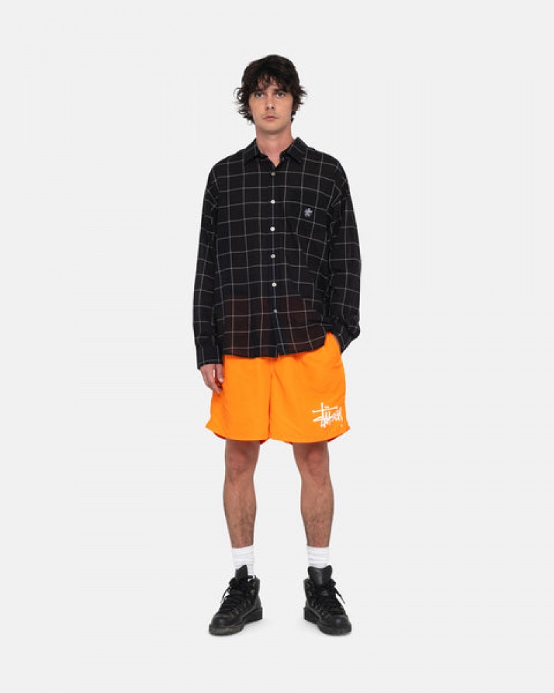 Stussy Wasser Kurzes Big Basic Kurze Hose Herren Orange Österreich | FOU-5745