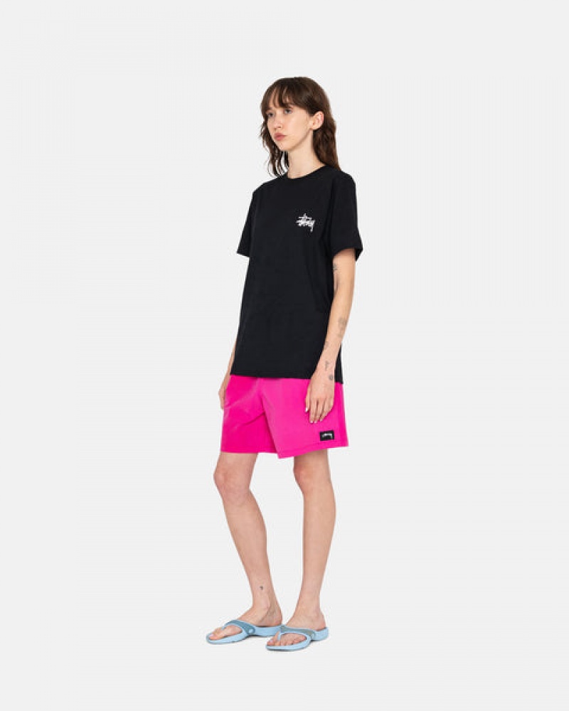 Stussy Wave Dye Nylon Kurzes Kurze Hose Damen Fuchsie Österreich | WGP-4751