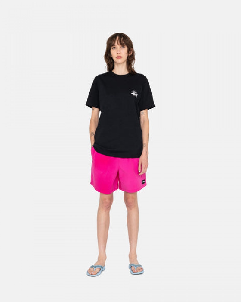 Stussy Wave Dye Nylon Kurzes Kurze Hose Damen Fuchsie Österreich | WGP-4751