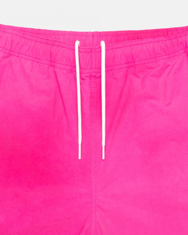 Stussy Wave Dye Nylon Kurzes Kurze Hose Damen Fuchsie Österreich | WGP-4751