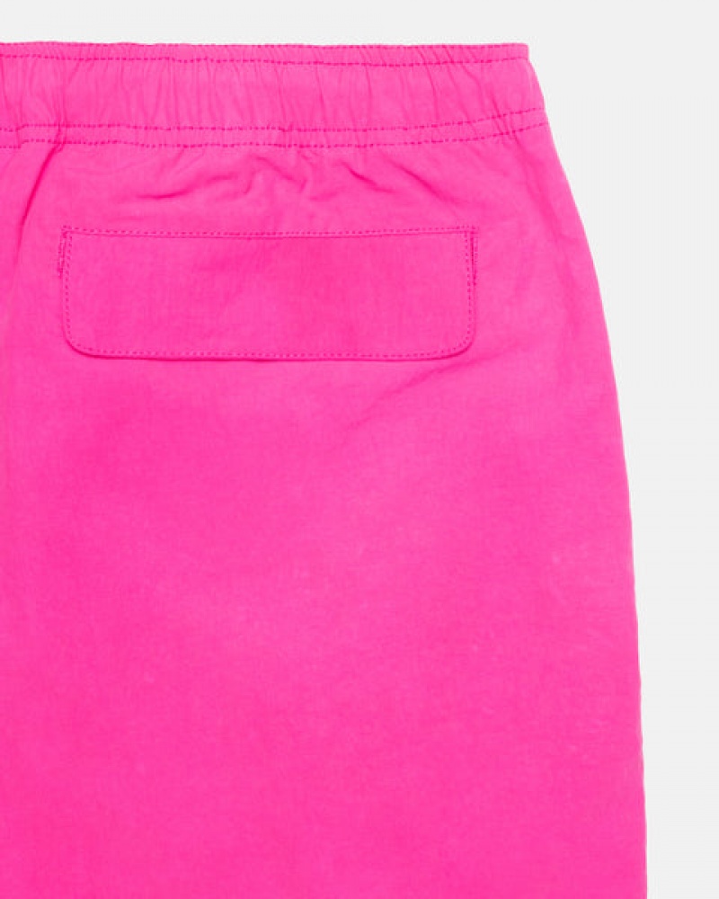 Stussy Wave Dye Nylon Kurzes Kurze Hose Damen Fuchsie Österreich | WGP-4751