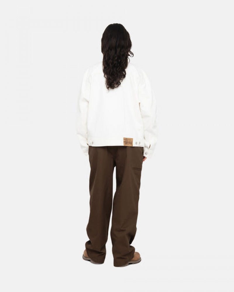 Stussy Workgear Trouser Twill Hose Damen Braun Österreich | VRM-9059