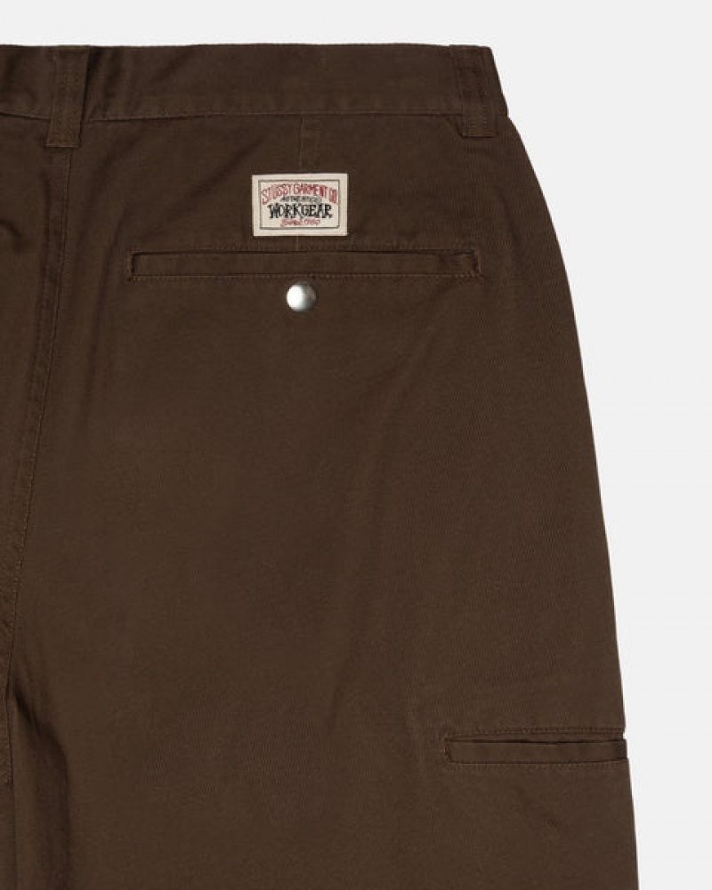 Stussy Workgear Trouser Twill Hose Damen Braun Österreich | VRM-9059