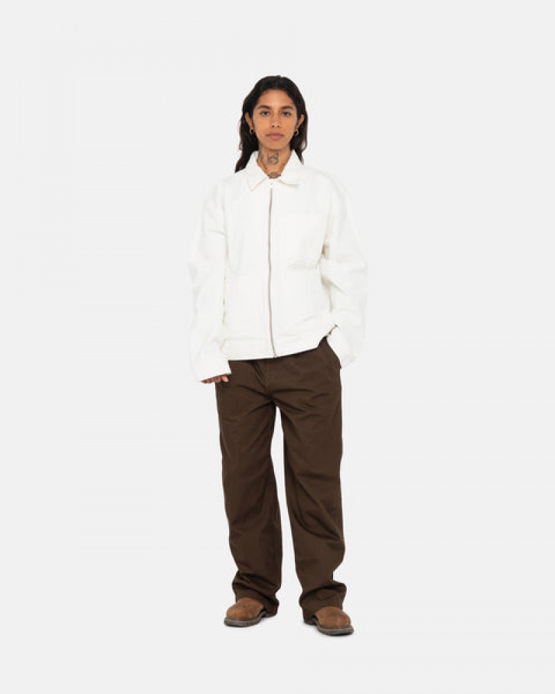 Stussy Workgear Trouser Twill Hose Damen Braun Österreich | VRM-9059