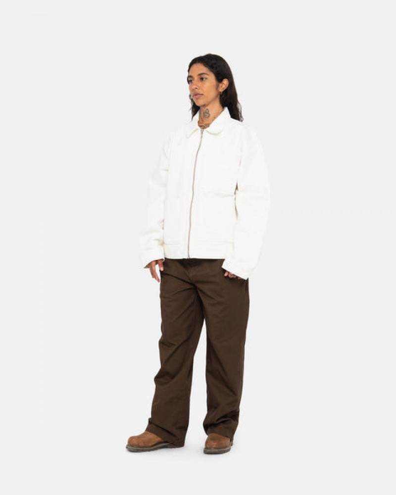 Stussy Workgear Trouser Twill Hose Damen Braun Österreich | VRM-9059