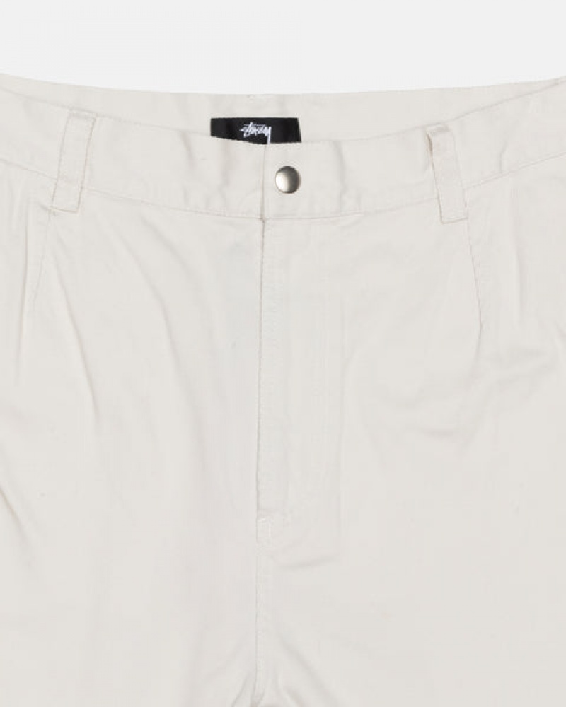 Stussy Workgear Trouser Twill Hose Damen Weiß Österreich | VSA-2147