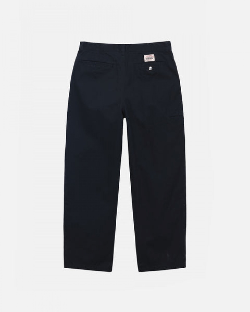 Stussy Workgear Trouser Twill Hose Herren Schwarz Österreich | LPI-0046