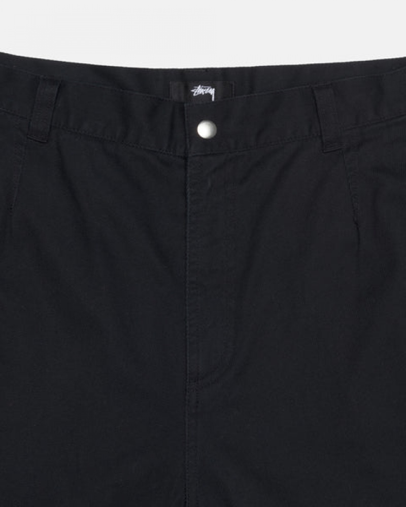 Stussy Workgear Trouser Twill Hose Herren Schwarz Österreich | LPI-0046